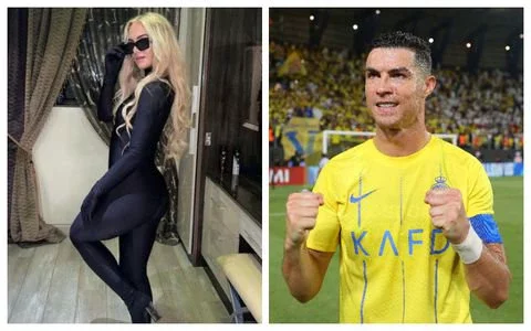 'World's Most Beautiful Footballer' Alisha Lehmann tags Ronaldo to her stunning Halloween outfit