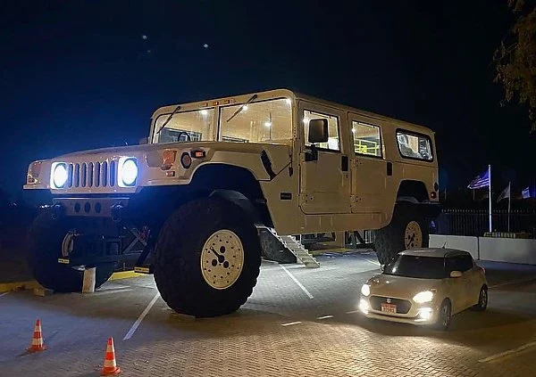 Dubai Sheikh's Giant Hummer H1 'X3