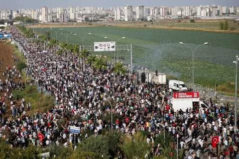 Israel-Hamas war: Pro-Palestinian protesters storm US military base in Turkey demanding its closure (Photos/Video)