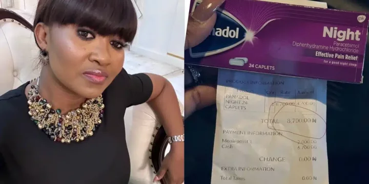 'It is expensive to have headache now' - Reactions as Mary Njoku reveals she bought Panadol Night for N8,500