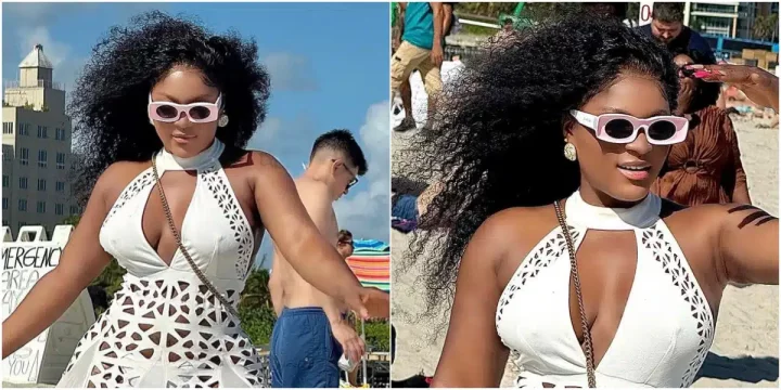 "This body hard pass Nigerian economy" - Destiny Etiko's recent bikini video sparks reactions