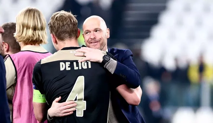 Erik ten Hag and Matthijs de Ligt