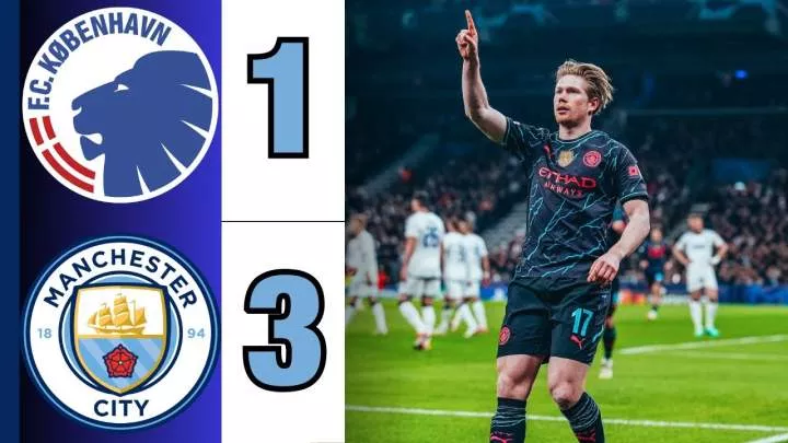 FC Copenhagen 1 - 3 Manchester City (Feb-13-2024) Champions League Highlights