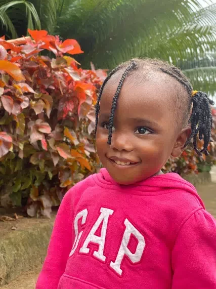 Amazing transformation of toddler who was rescued after being abandoned as a 'witch' goes viral