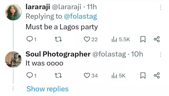 Reactions as guest shows useful items shared at a Lagos wedding