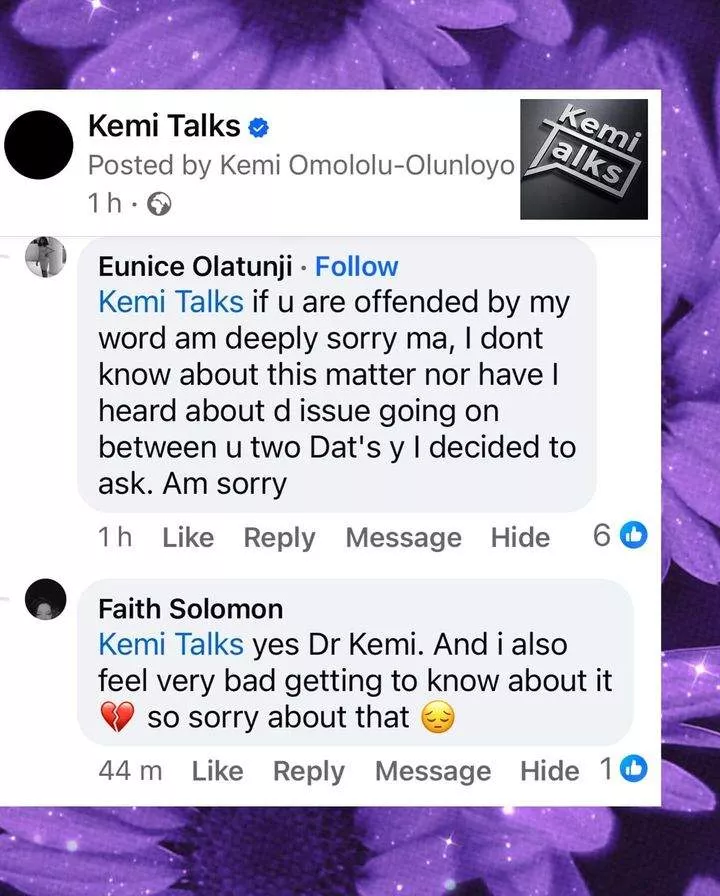 Kemi Olunloyo officially 'frees' Davido, reveals how he offended her