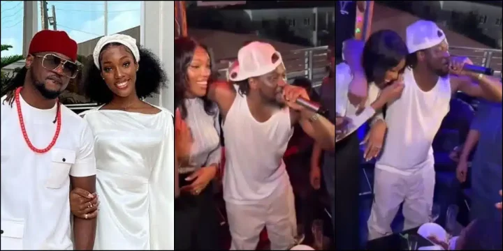 "Love is beautiful" - Nigerians gush as Paul Okoye sings his hit song 'Ifeoma' for his girlfriend, Ivy Ifeoma