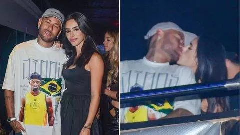 Neymar and Bruna Biancardi share kiss to confirm reunion days after welcoming 3rd child with another woman