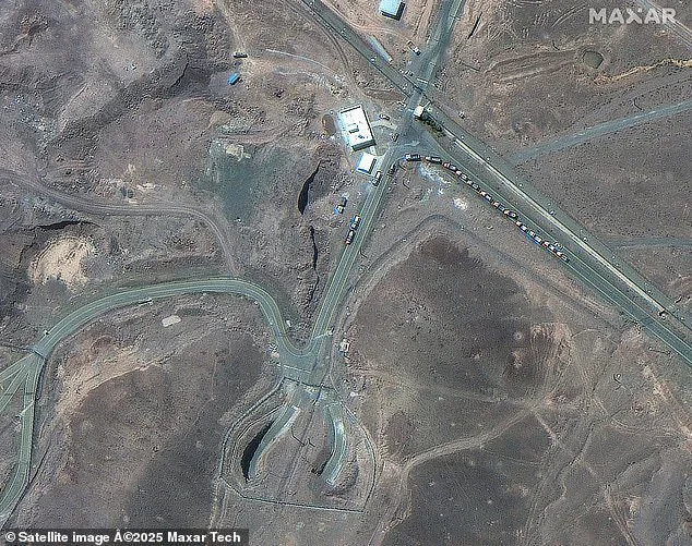 Sixteen trucks leave Iran's Fordow nuclear facility three days before the US bombing campaign