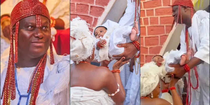 Ooni of Ife hosts grand homecoming for Olori Ashley, newborn Prince