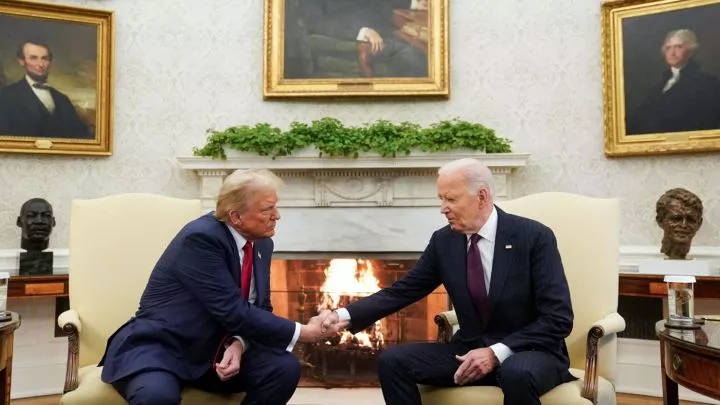 Trump, Biden meet at White House for transition of power meeting