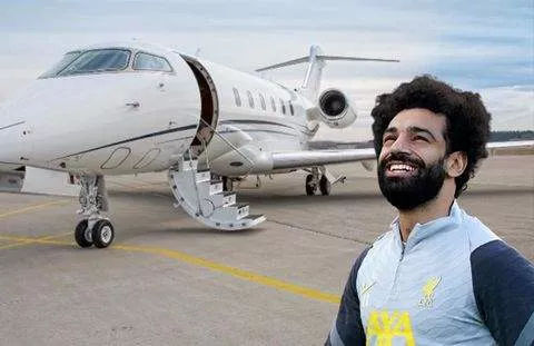 Salah's expensive private jet