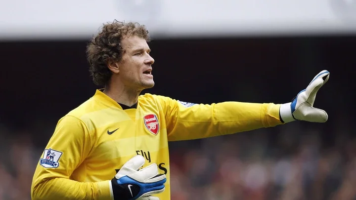 Arsenal's German Goalkeeper Jens Lehmann