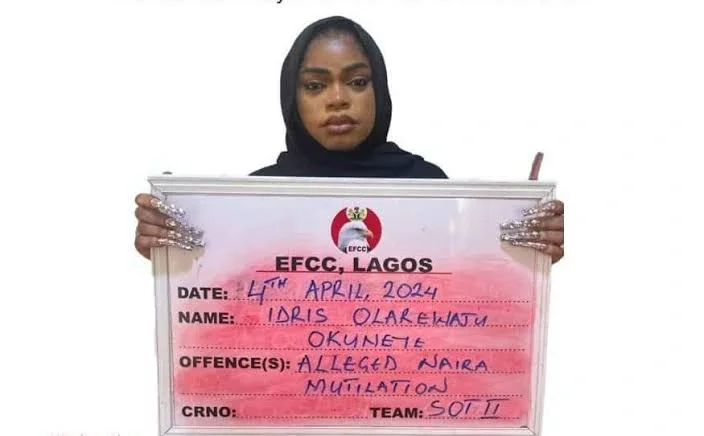 NAIRA MUTILATION: Watch Video That Allegedly Put Bobrisky in Trouble With EFCC