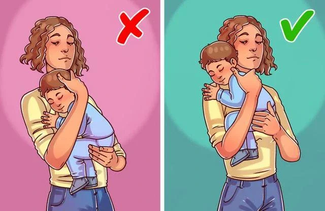 Dangerous ways of holding your baby 