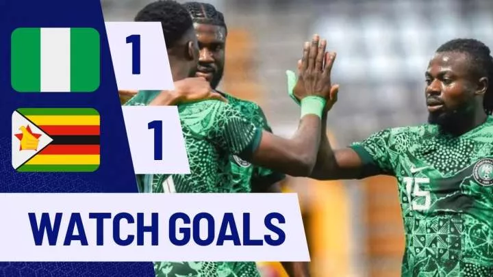 Zimbabwe 1 - 1 Nigeria (Nov-19-2023) World Cup Qualification Highlights