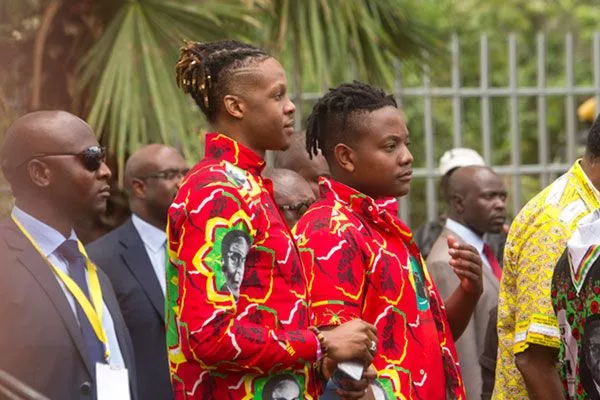 Former President Robert Mugabe's son arrested for brandishing knife and assaulting a policeman