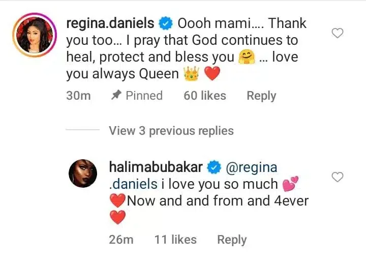 Regina Daniels reacts as Ned Nwoko gifts over N20 million to Halima Abubakar