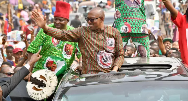 Reactions As Peter Obi Travels Across Three States In A Day