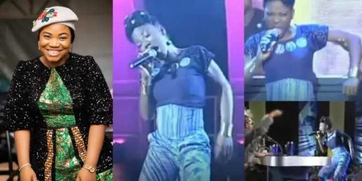 "Thank God for salvation" - Reactions as throwback video of Mercy Chinwo performing Fela's 'Zombie' surfaces (Watch)