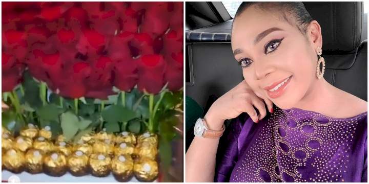 Ehi Ogbegbor shows off romantic gift she received one week after MC Oluomo's wedding (Video)