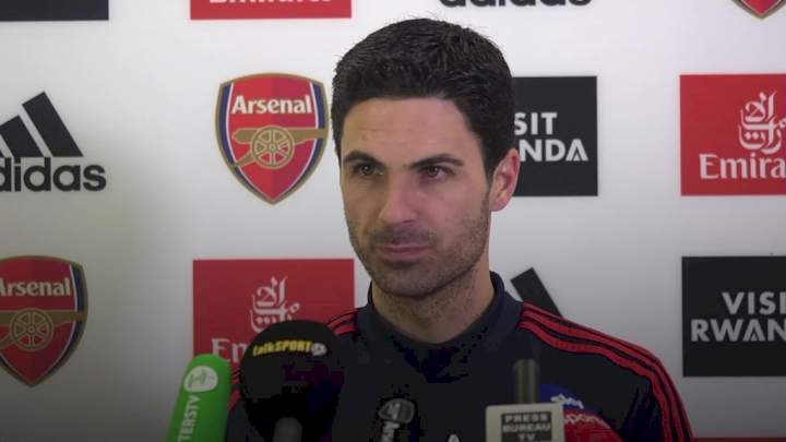 EPL: Arteta speaks on Odegaard's mistake that cost Arsenal during 1-0 loss to Nottingham