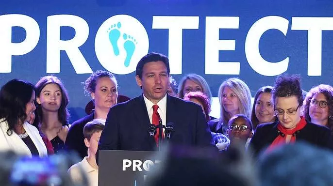 Florida Governor Ron DeSantis signs law banning abortion after six-weeks