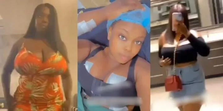 "Best decision of my life" - Nigerian lady ecstatic as she undergoes breast reduction surgery (video)