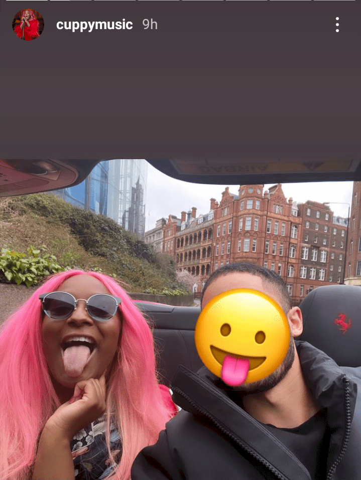 DJ Cuppy finds love again as she flaunts mystery man (Photo)