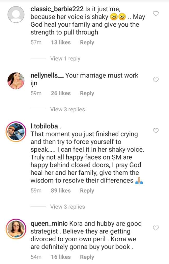 'That moment you just finished crying and forced yourself to make a video' - Nigerians react to Korra Obidi's new video