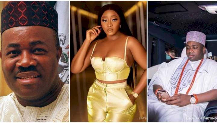 "Accusing me falsely is an attempt to destroy my life" - Ini Edo reacts to accusations that she's sleeping with politician Akpabio and Oba Elegushi