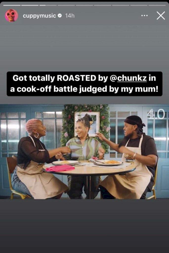 'I honestly don't know how to cook' - DJ Cuppy informs fiancé, Ryan, as she loses yam and egg cooking competition (video)