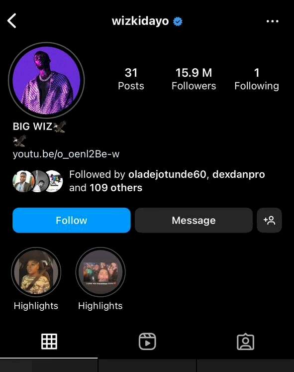 Bro Shaggi reacts as Wizkid unfollows him, Tems, and others