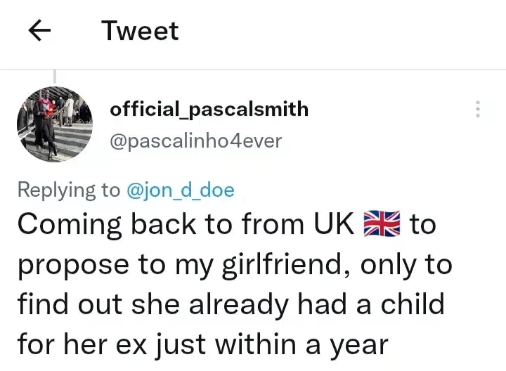'My life has changed' - Man who returned from UK to propose to girlfriend discovers she's already pregnant for ex