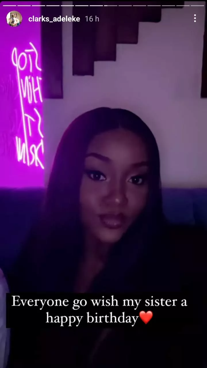 'You are the strongest woman in this entire world' Davido's cousin Clarks Adeleke hails Chioma on her birthday