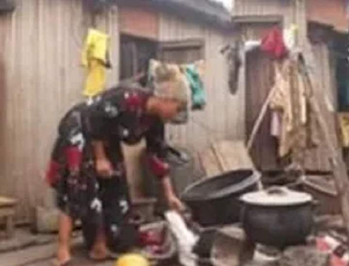 'I did it for love' - Woman who left city to live with her husband in a slum says (Video)
