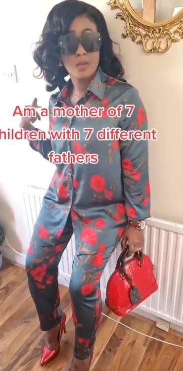 'I'm just getting started' - Mother-of-seven brags about birthing her children for seven men from different countries (Video)