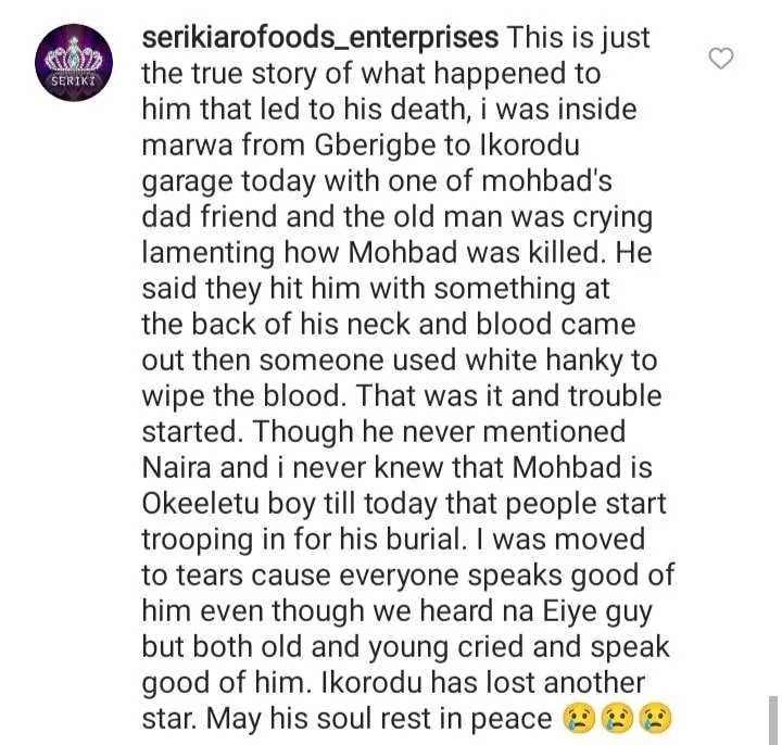 'This is the true story' - Lady who met with Mohbad's father's friend speaks on singer's death