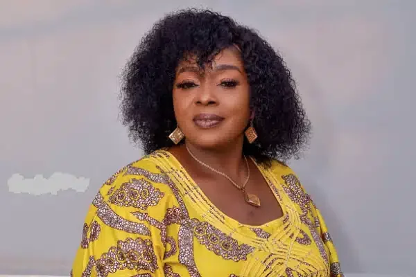 'Come and carry your mama' - Rita Edochie express shock as robot serves her food in restaurant