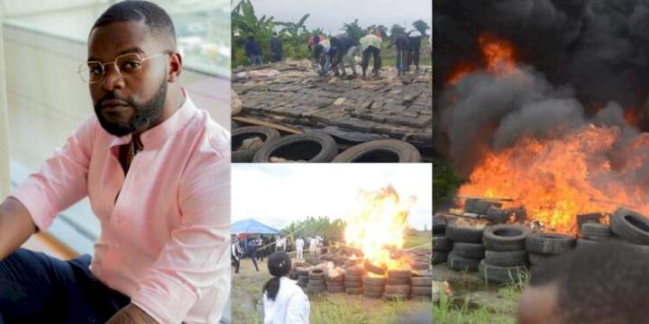 "This administration must think we are daft" - Rapper, Falz reacts to news of NDLEA destroying N194bn worth of cocaine seized in Ikorodu
