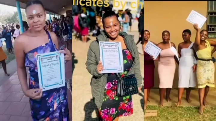 Church reportedly awards certificates of virginity to female members after verification (Video)