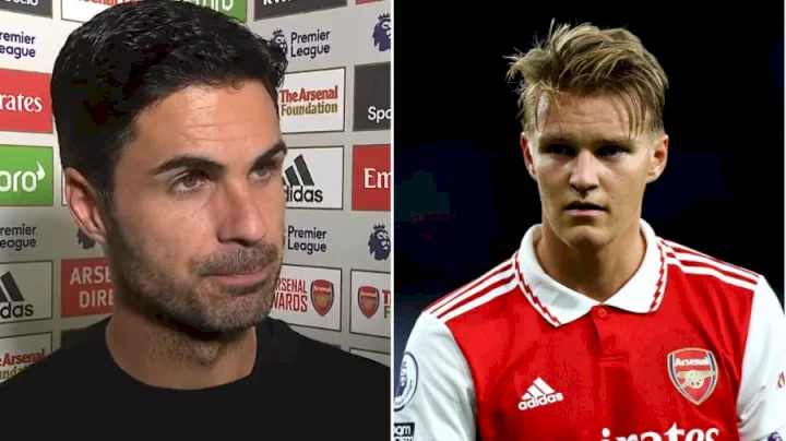 Mikel Arteta gives worrying injury updates on four Arsenal stars including Martin Odegaard