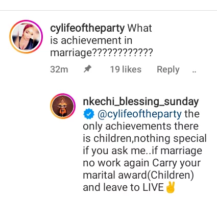 'The only achievement in marriage are children. Nothing special' - Actress Nkechi Blessing Sunday reacts to death of IVD's wife, Bimbo