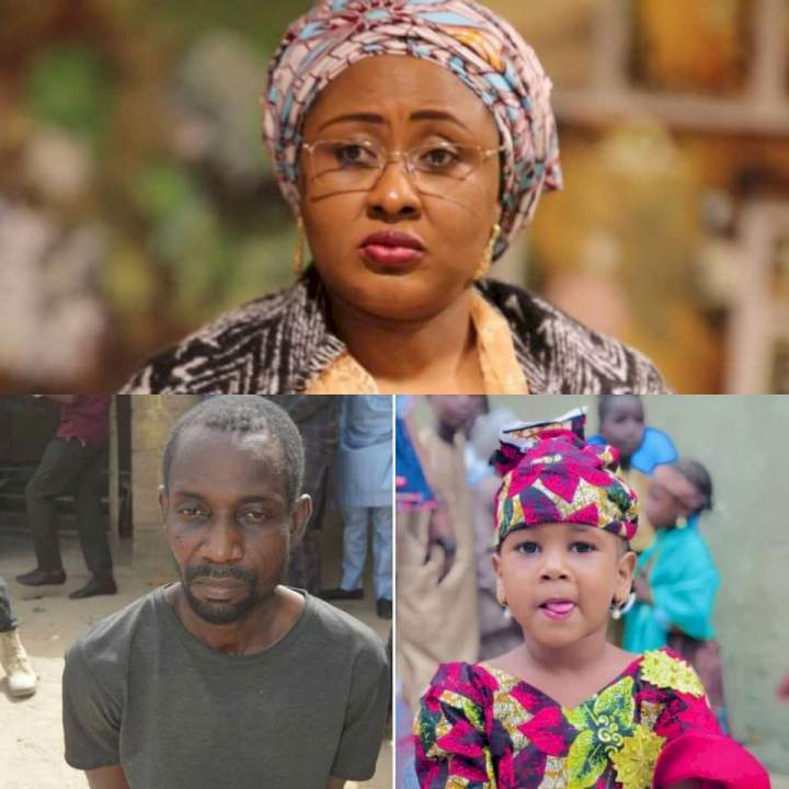 Aisha Buhari backs calls for public execution of Hanifa's killer