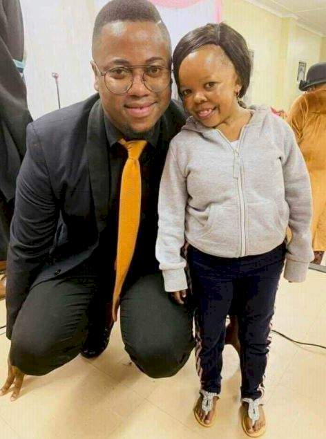 South African man falls in love with wealthy woman who has a growth disorder (Photos)