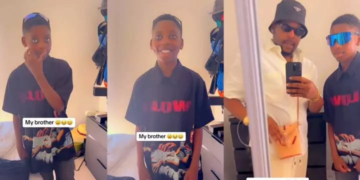 "When we're outside you're my brother; don't call me dad" - Man warns his son as they step out to chill (Video)