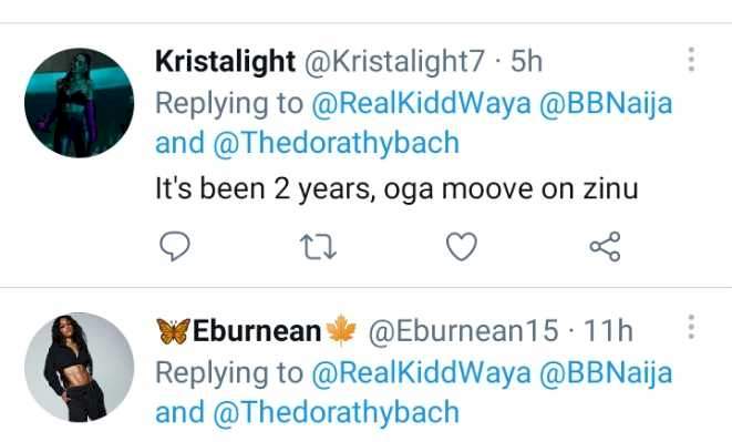 'U never still get sense for 2022' - Nigerians drag Dorathy Bachor over her statement to Kiddwaya as they clash on Twitter, Kiddwaya responds