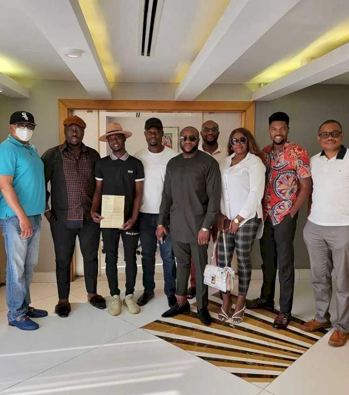 Street hawker gets scholarship, N100K salary from Obi Cubana and others