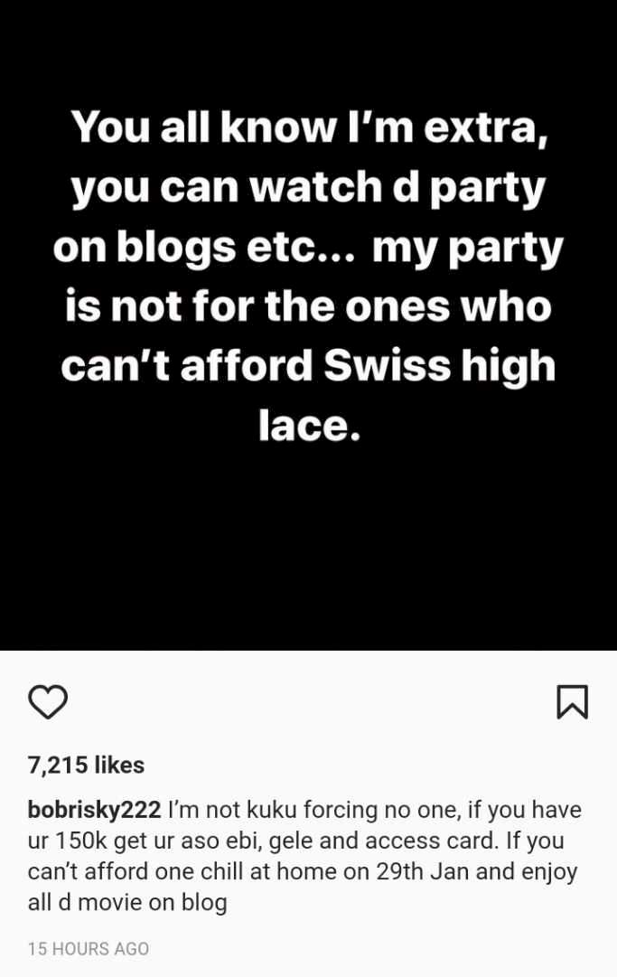 I'm Inviting Billionaires, I Don't Want Razz People At My Party - Bobrisky Says Ahead of Housewarming Party