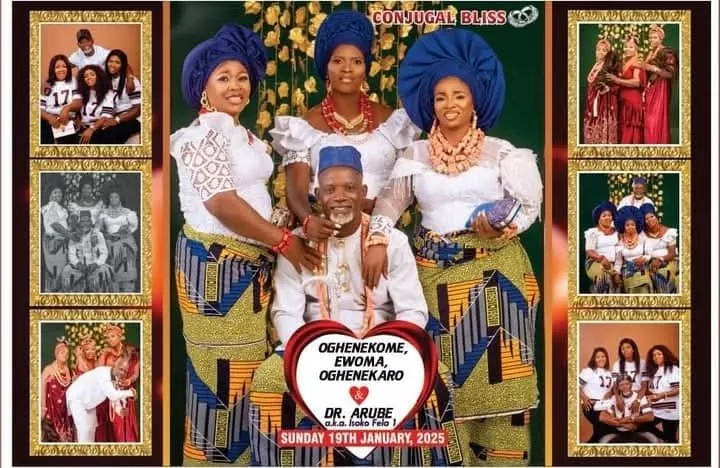 Isoko Fela marries three wives in one day, aims for two more to make six